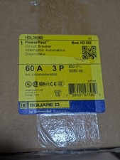 Square D HDL36060 Circuit Breaker - Black