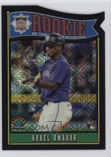 2025 Bowman Mega Box Black Mojo Refractor 9/10 Adael Amador #ROY-13 fm0