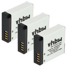 3x Battery for Panasonic Lumix DMC-GM5 DMC-GM5K DMC-GM5KEG-K DMC-GM5L 600mAh