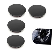 Wheel Center Caps, 2.32" OD 2.01" ID Snap-in Plastic Wheel Center 4 PCS Black