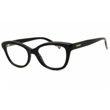 Missoni Women's Eyeglasses Black Plastic Cat Eye Full Rim Frame MIS 0118 0807 00