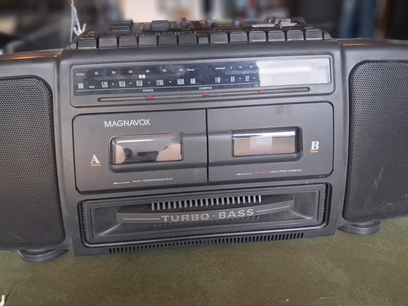 Vintage Magnavox AW 7590/17 Boombox Blaster Radio Cassette Player Turbo Bass