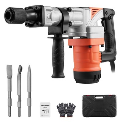 2500W Schlagbohrmaschine Bohrhammer Meißelhammer Stemmhammer SDS-Plus 25J