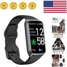 Waterproof Fitness Tracker with Heart Rate, Blood Oxygen  Sleep Monitor
