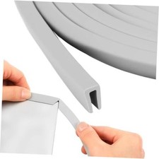Rubber Edge Trim 1/8" U Channel Sheet Metal Edge 1/8" U  10 Feet Long