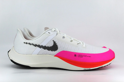 Nike Air Zoom Rival Fly 3 Laufschuhe UK 11 White Volt Pink DJ5426-100