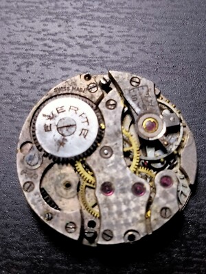 Peseux Sa 6/240 Uhrwerk Marke EVERITE 15 Jewels