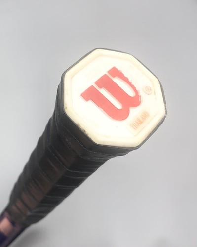 Wilson Graphite Aggressor 95 Grip 4 5/8 High Beam Tennis Racket EUC New Grip - Picture 10 of 12