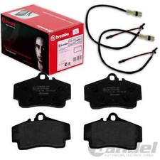 brembo BREMSBELÄGE + WARNKONTAKTE HINTEN für PORSCHE BOXSTER CAYMAN 986 987