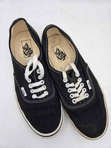 Women's/Mens VANS Off The Wall Black Lace Up Low Top Trainer Size See Picture. - 第 1/12 張圖片