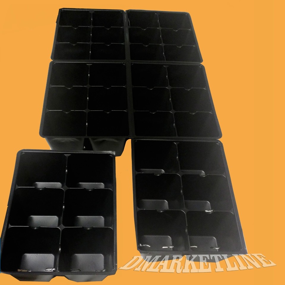 300 Seedling Seed Starter Large Cells Inserts 50 TRAYS NURSERY+ 10 ...