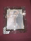 Lenox Silver Peony Frame 8x10 Wedding Picture Frame