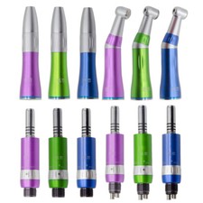 Colorful Dental 1:1 Inner Water Low Speed Handpiece Contra Angle Straight Motor