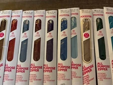 Coats & Clark Polyester All purpose Zipper Multi-color 16 inch