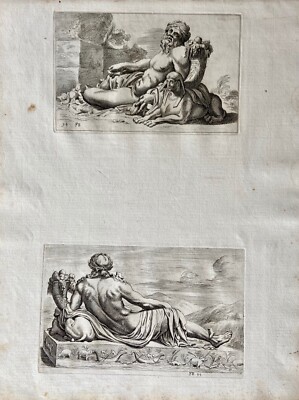 Neilos 1638 François Perrier Ägypten Nil Mythologie God Neilos Nile Sphinx ...