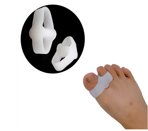 Bunion Corrector & Toe Separator | Double Loop for Overlapping Toe Relief Gel GB - Picture 6 of 11
