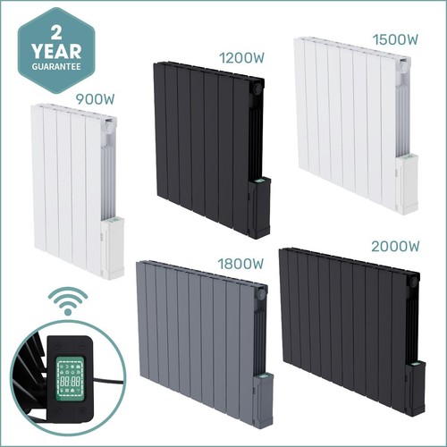 Oil Filled Electric Radiator Heating 900W-2000W With Wifi Control