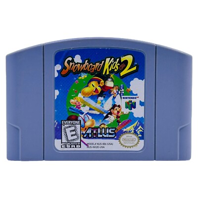 Snowboard Kids (Nintendo 64, 1999) Authentic Tested N64 Game