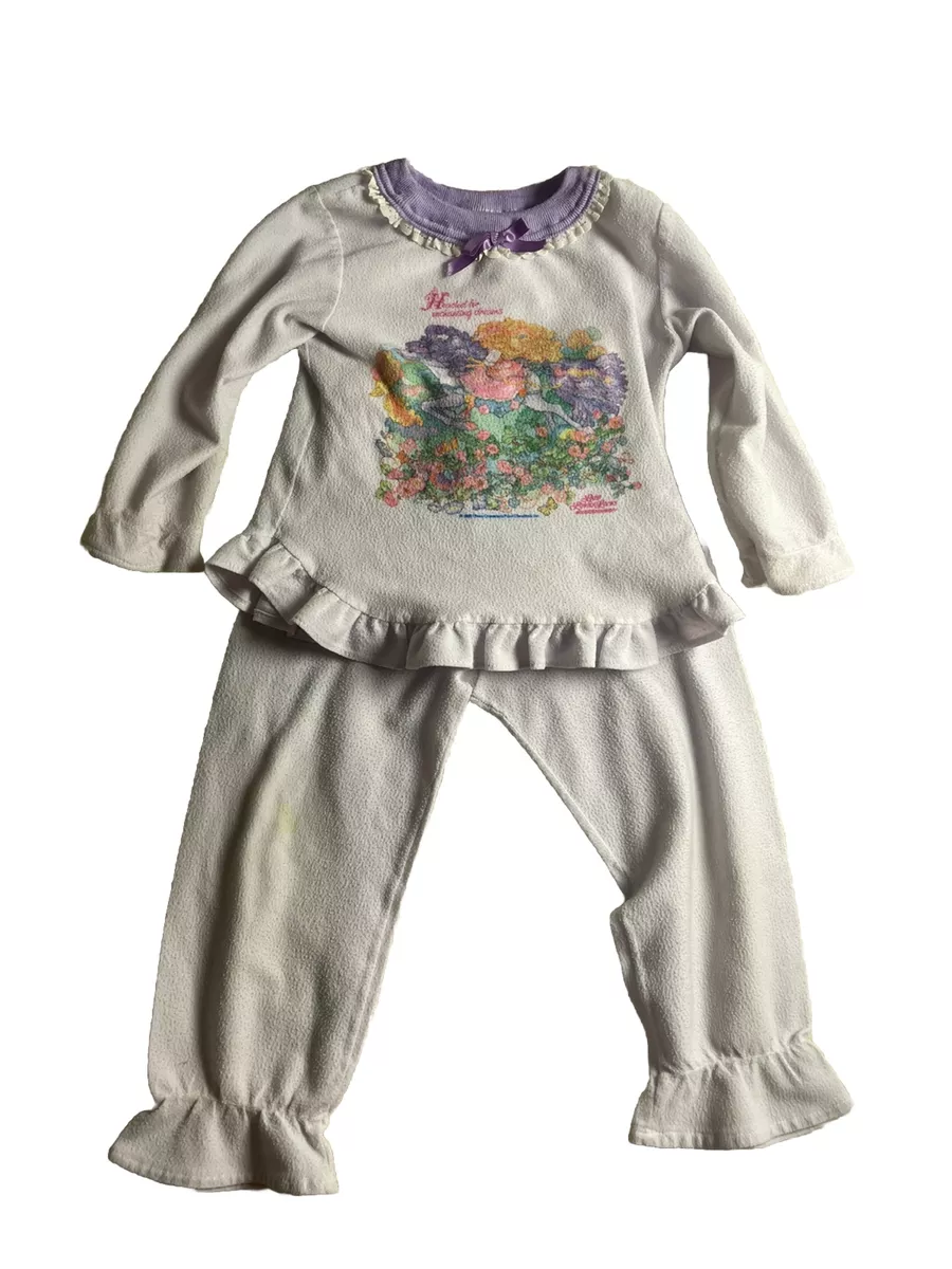Vintage Lady Lovely Locks 2 Piece Pajamas Jammies PJs Purple Child Rare 1980s
