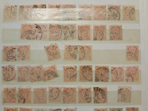 Echte gestempelte Briefmarken aus Österreich Spezialsammlungen