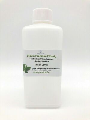   2x 250 ml Stevia Premium Flüssig - Ohne Bitterstoffe - Hochdosiert!!  