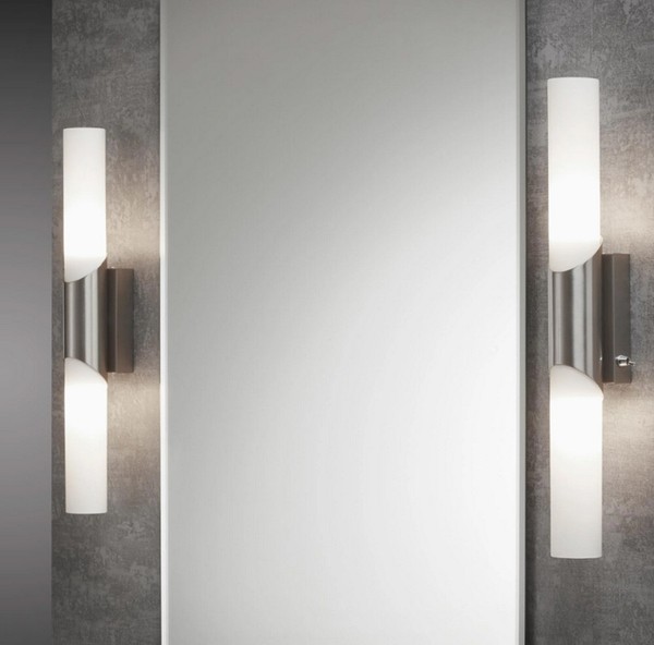 Wandlampe Mit Schalter Wandleuchte Spiegellampe Spiegelleuchte LäNglich Schmal-image