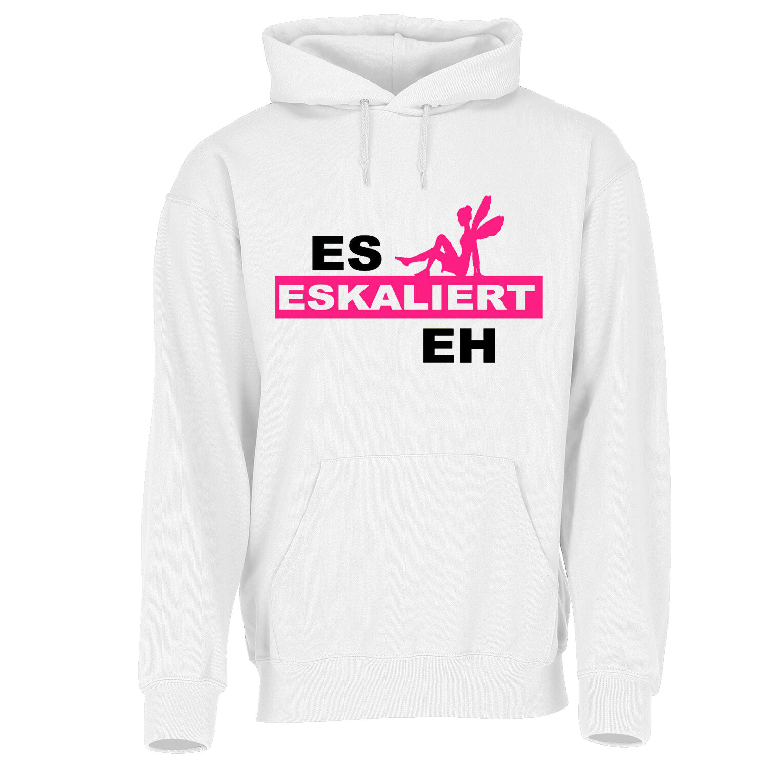 "Es Eskaliert Eh..." Hoodie - Lustiger Spruch Pullover Für Herren & Damen