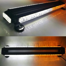 32.3 66 Led Strobe Light Bar Vehicle Roof Emergency Warning Trucks-amberwhite 32.3 66 Led Strobe Light Bar Vehicle Roof Emergency Warning Trucks-amberwhite
