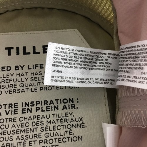 Tilley Mini Airflo Explorer Hat Unisex Kid's Small Soft Mauve UPF 50+ Nylon New! - Picture 6 of 9