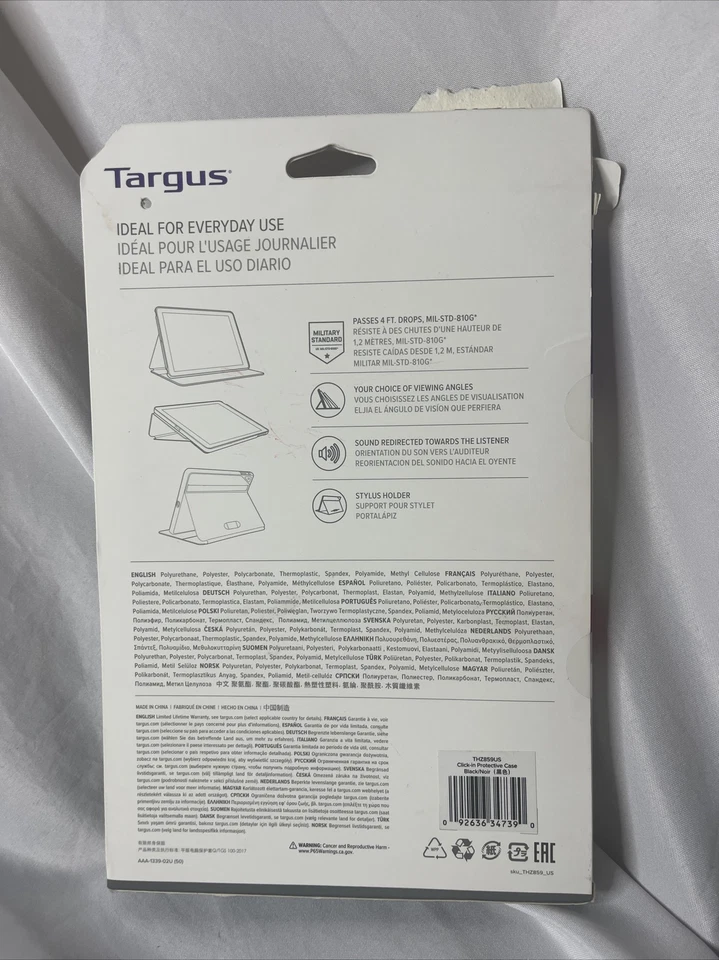 Targus Case (for iPad 8th and 7th gen 10.2-inch, iPad Air and iPad Pro 10.5-in) - Image 3 of 4