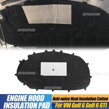 Almohadilla de aislamiento acústico de motor para capó de coche de algodón protector térmico para VW Golf 6 Golf 6 GTI