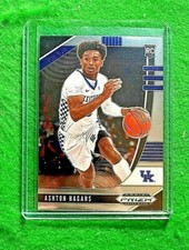 ASHTON HAGANS PRIZM SILVER CHROME ROOKIE CARD KENTUCKY RC TIMBERWOLVES 2020 RC 