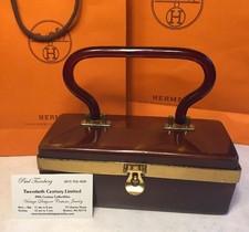 Vintage Cherry Bakelite/Lucite Dorset Rex 5th Avenue Purse/Handbag