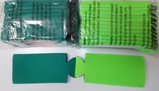 24 LIME/TEAL GREEN 16oz TALL Can Coolers Flexible Koozies Blank Insulator Sleeve