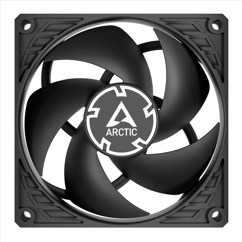 ARCTIC P9 Max Silent PWM PST CO 92mm 90mm 9cm 3-Pin / 4-Pin Black PC Fan - Image 2 of 4