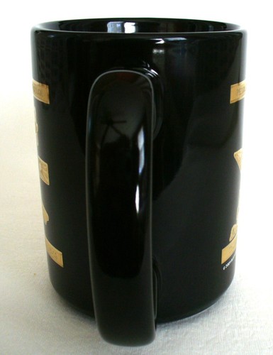 Vint~MUG~2009~Harry S. Truman~LIBRARY&MUSEUM~Ceramic~BLACK&GOLD~Pearl Harbor~4.5 - Picture 3 of 12