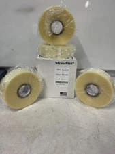 CASE OF 4 Stran-Flex Premium Box Sealing Tape 964 Clear 72mm x 914m