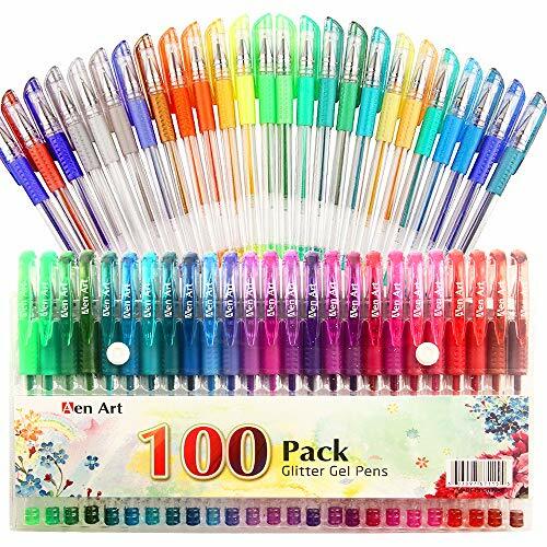 Aen Art 100 Color Glitter Gel Pen Set MDKGG100 for sale online eBay