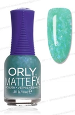 ORLY MATTE FX  20814 GREEN FLAKE TOPCOAT - NEW