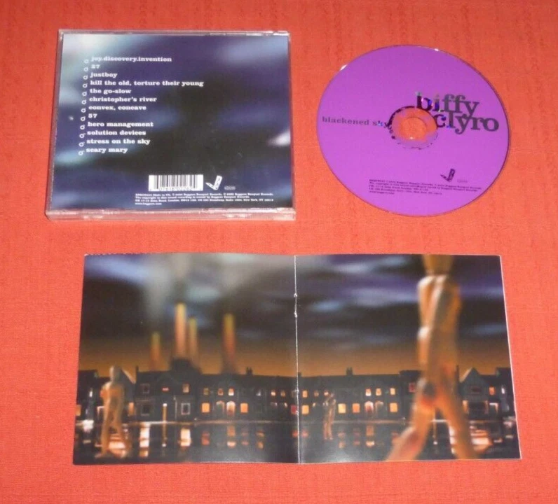 BIFFY CLYRO CD ALBUM - BLACKENED SKY - 2002 EU ISSUE ON BEGGARS BANQUET Foto 3 de 4