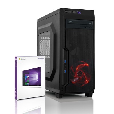 Multimedia PC AMD Quad 3,80Ghz | 16GB Ram | 512GB SSD | Radeon Grafik | Win10