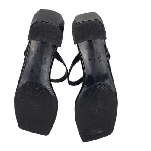Jeffrey Campbell Jamm-3 Jelly Black Slides Womens Size 10 Dressy Baddie - Picture 4 of 5