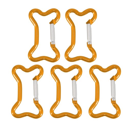 5Pcs Bone Shape Carabiner Clip Carabiner Keychains for Handbag Hardware - Picture 15 of 17