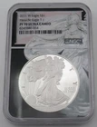 2021 W $1 Silver American Heraldic Eagle T-1 PF70 NGC 6247886-064