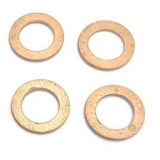 4PCS Copper Sealing Ring, 131426200 Injector Washer For Perkins 404C 404D N844L