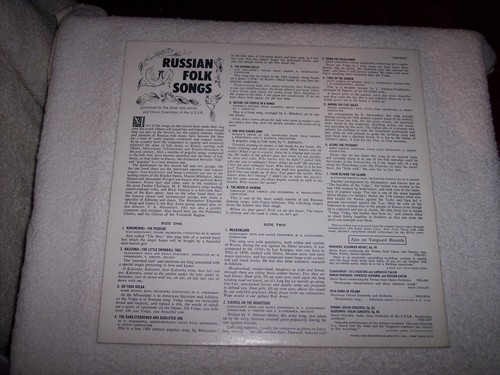 LP--RUSSIAN FOLK SONGS *NM VINYL* #267 - Picture 2 of 7