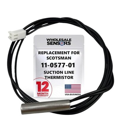 Replacement for Scotsman 11-0577-01 Suction Line Thermistor