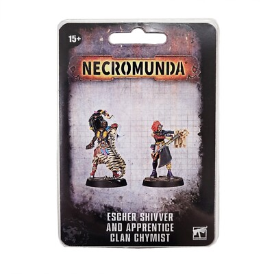 Forge World Warhammer Necromunda Escher Shivver and Apprentice Clan Chymist