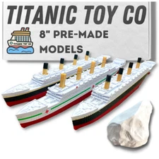 8" Titanic, Britannic Or Olympic Model, RMS Titanic Model Toy, Titanic Toys