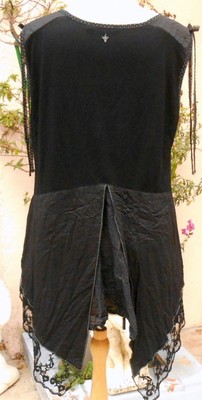 Tunique Robe 'Rosaly' De La Marque LMV - Taille 38/40 - Noire Et Rose, 100% Coton, Neuve Sans étiquette